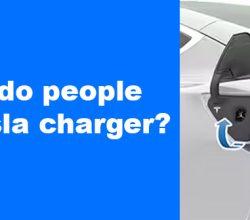 why do people tap tesla charger