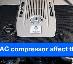 will a bad ac compressor affect the engine